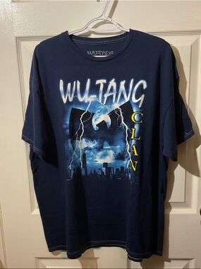 NWOT WU-TANG Graphic Short Sleeve Tee - Navy
